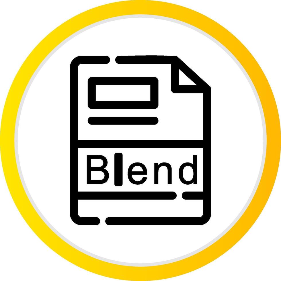 Blend Creative Icon Design vector