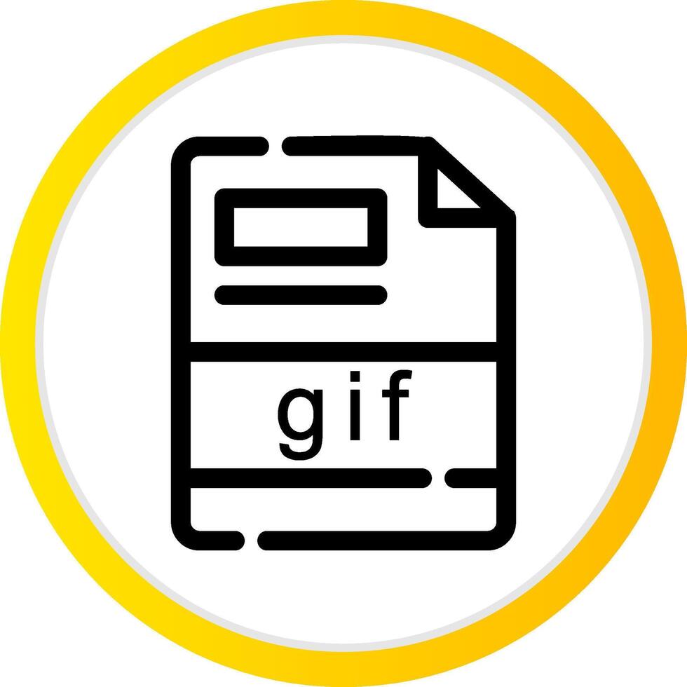 gif Creative Icon Design vector
