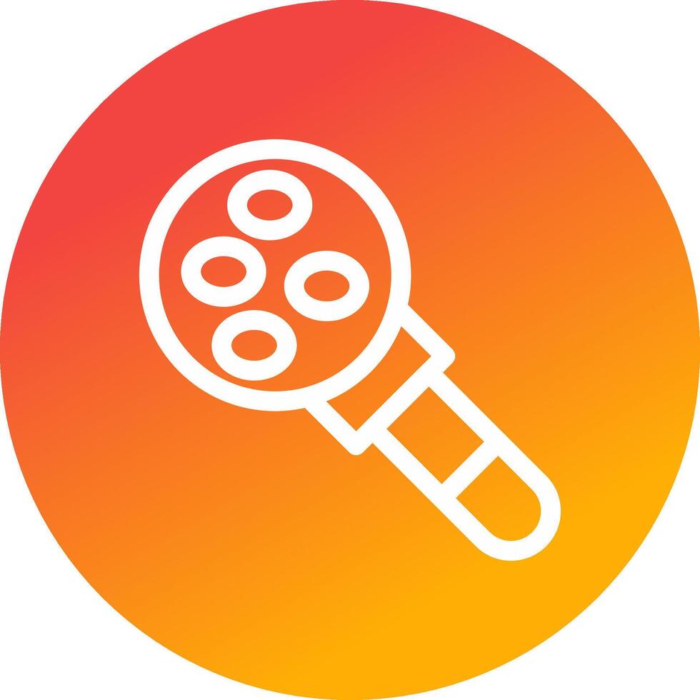 Magnifying Glass Creative Icon Design vector