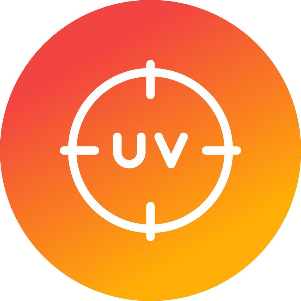 Uv Creative Icon Design vector