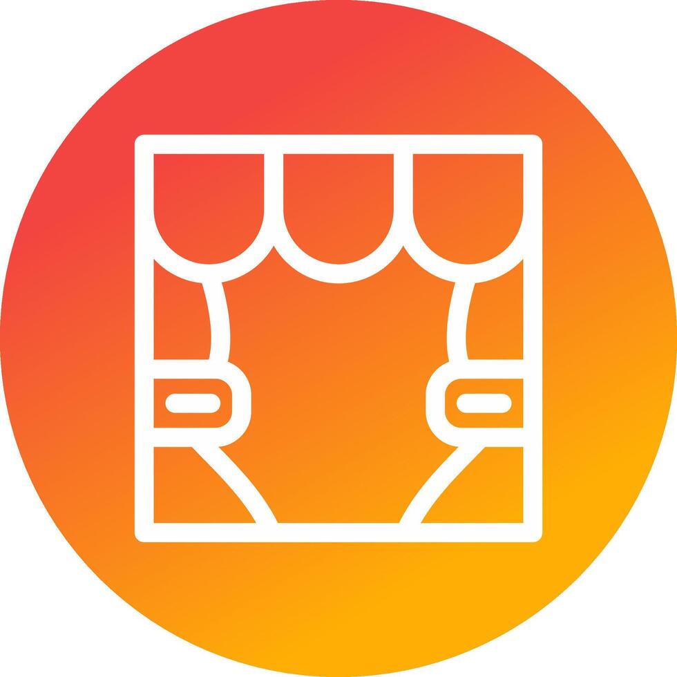 Stage Creative Icon Design vector