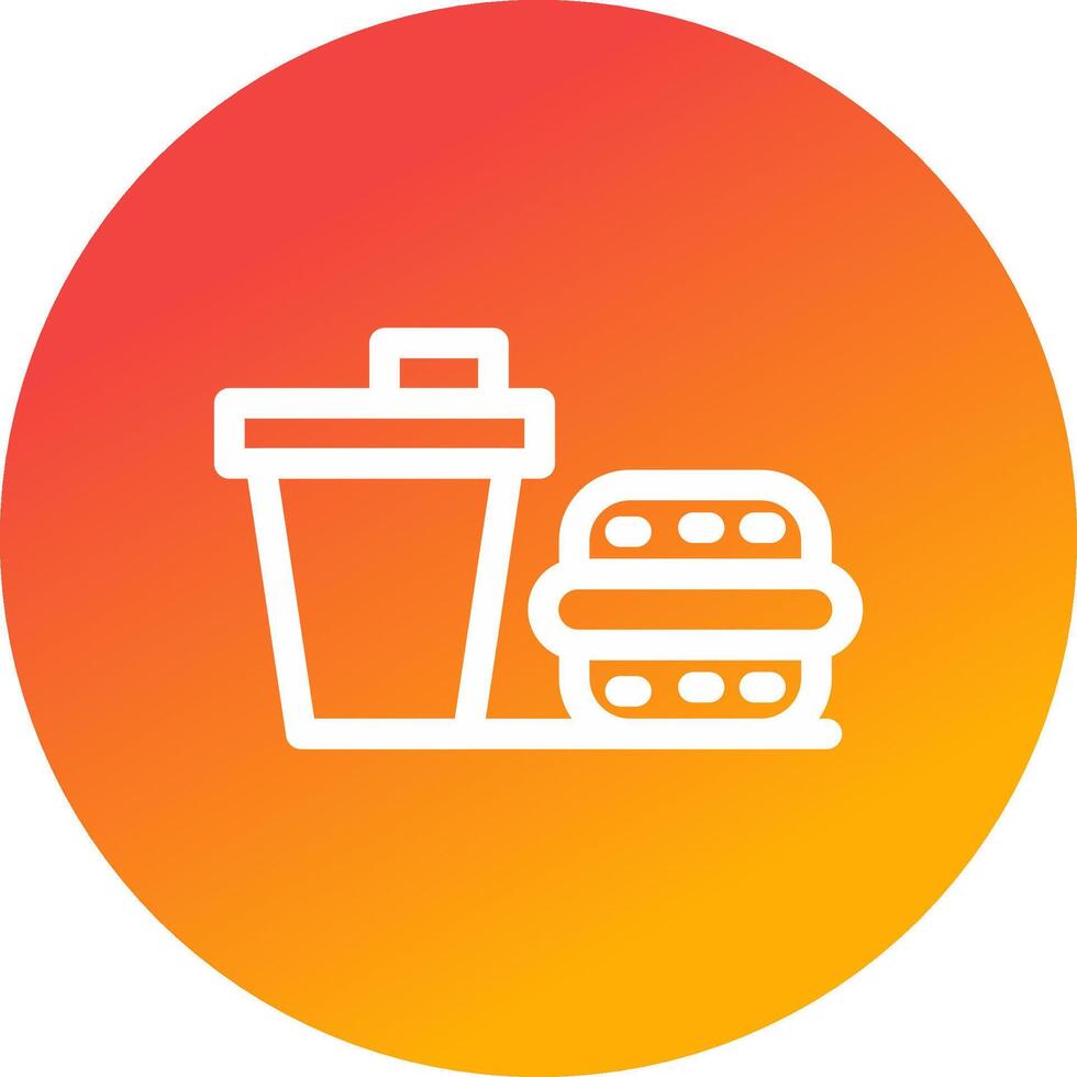 Take Away Creative Icon Design vector