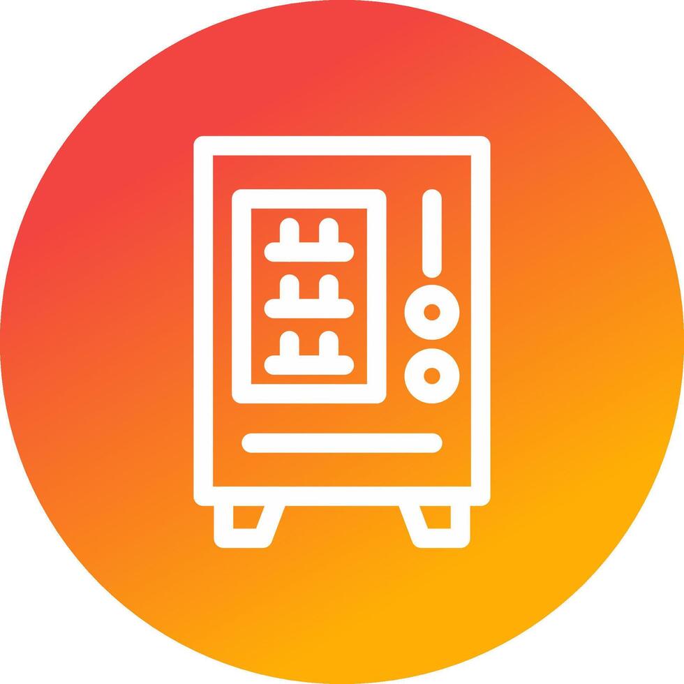 Vending Machine Creative Icon Design vector