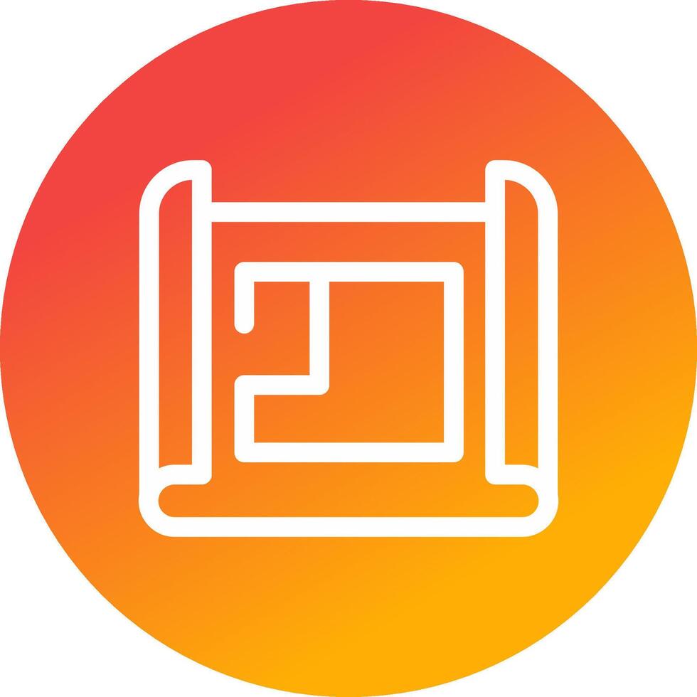 Blueprint Creative Icon Design vector
