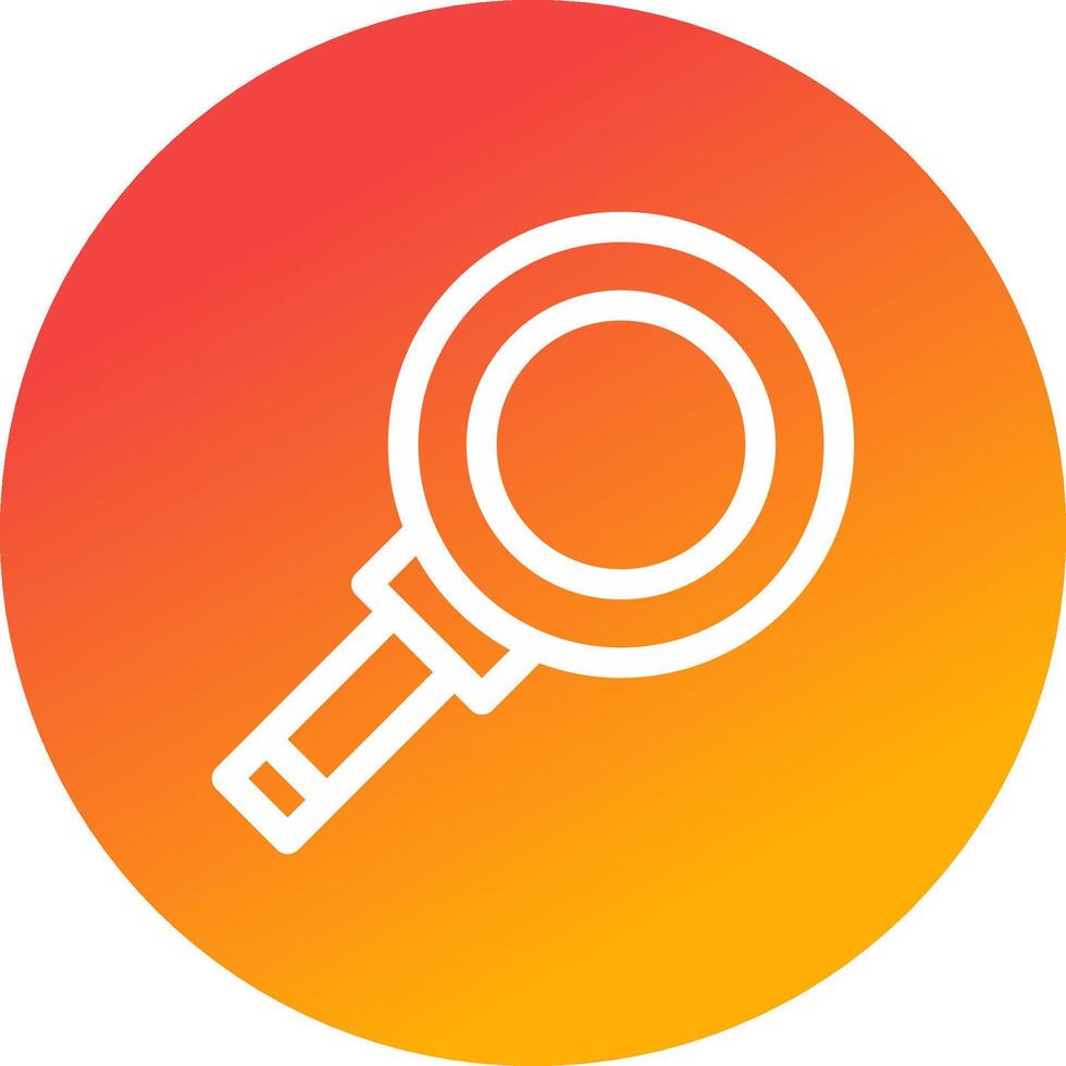 Magnifying Creative Icon Design vector