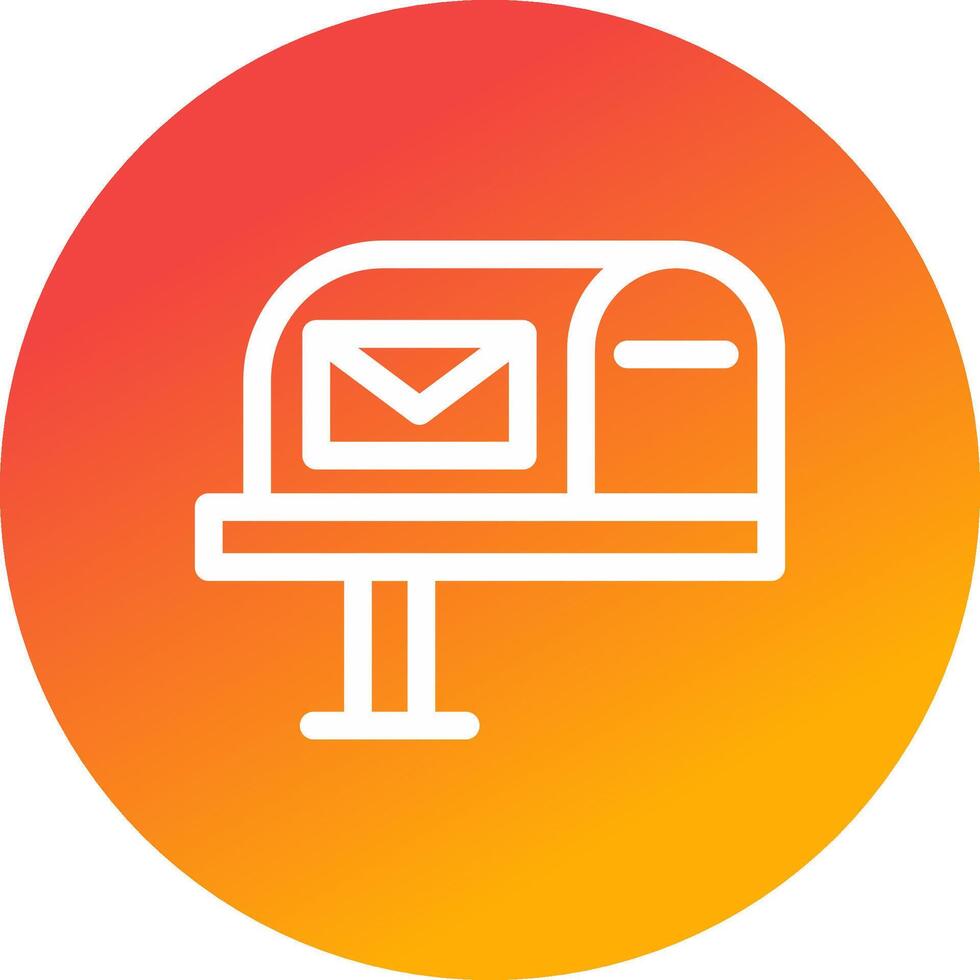 diseño de icono creativo de buzón de correo vector