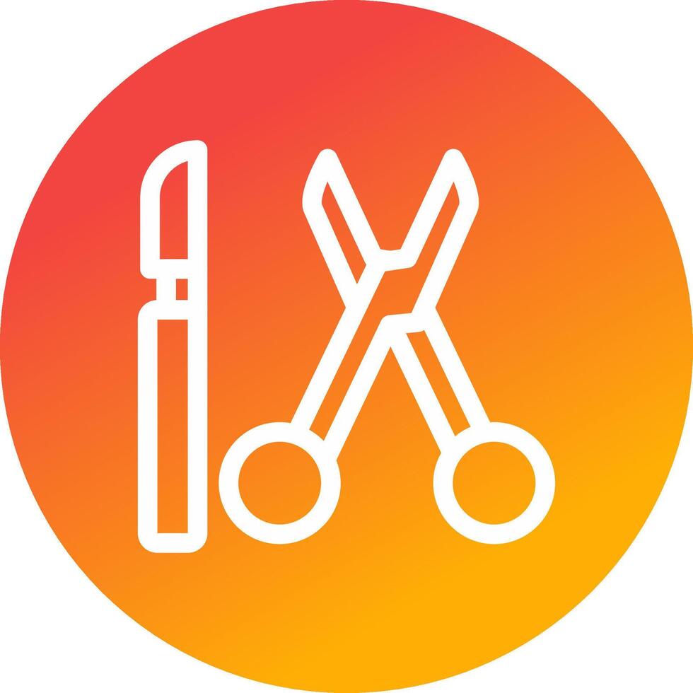 Surgery Creative Icon Design vector