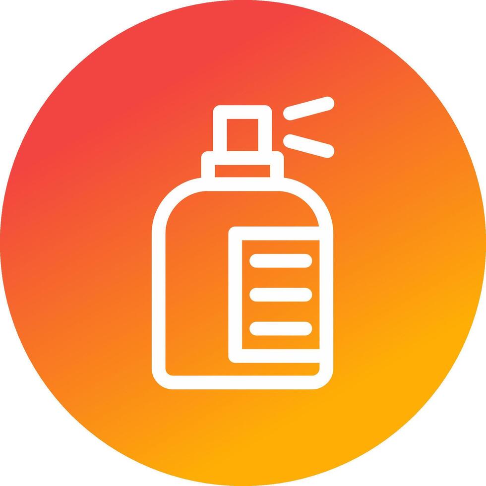 Spray Bottle Creative Icon Design vector