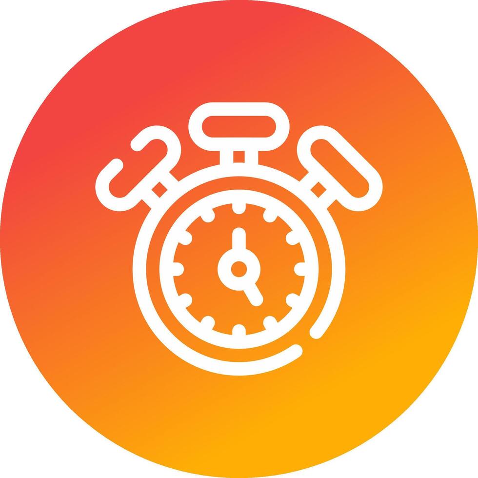 Stopwatch Creative Icon Design vector