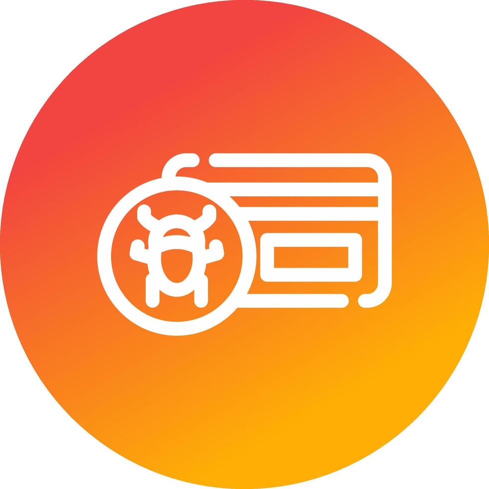 Bug Creative Icon Design vector