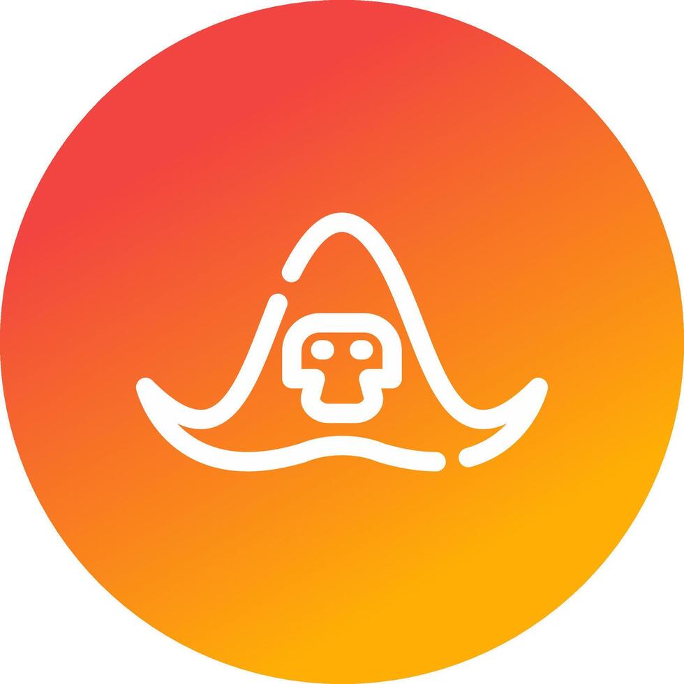 diseño de icono creativo de sombrero vector