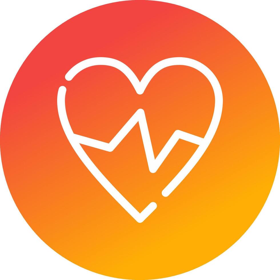 Heart Rate Creative Icon Design vector