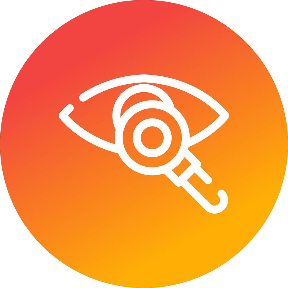 Eye Test Creative Icon Design vector