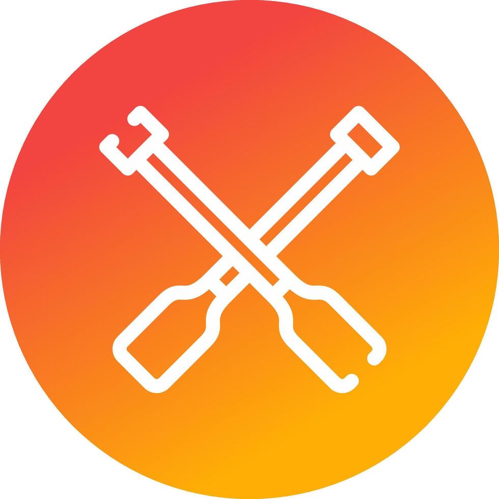 Rowing Creative Icon Design vector