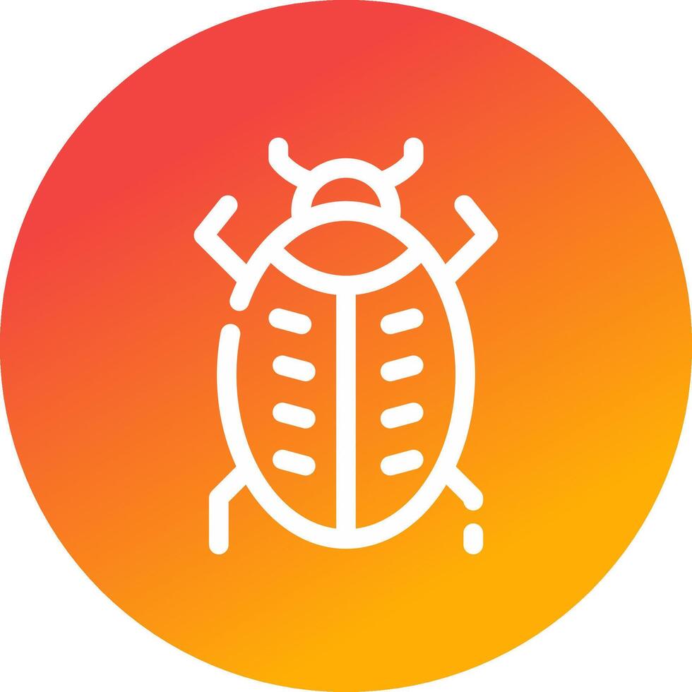 Bug Creative Icon Design vector