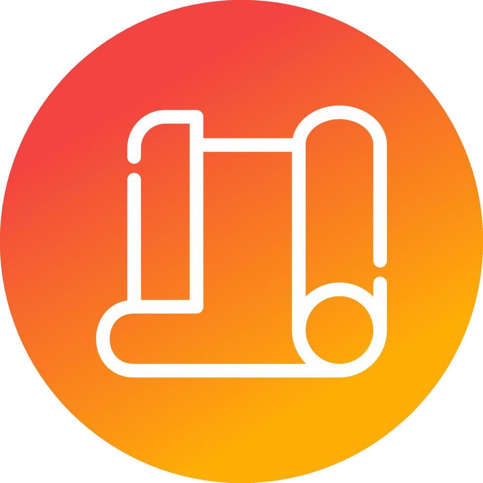 Paper Roll Creative Icon Design vector