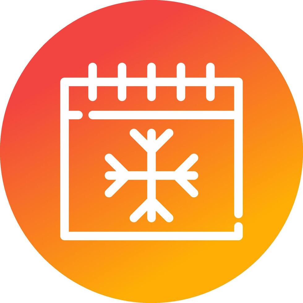Winter Creative Icon Design vector