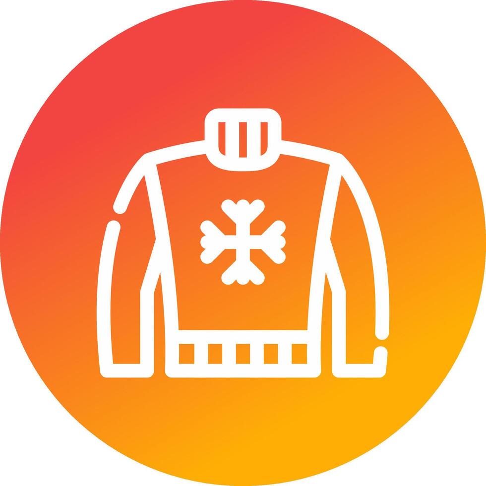 Sweater Creative Icon Design vector