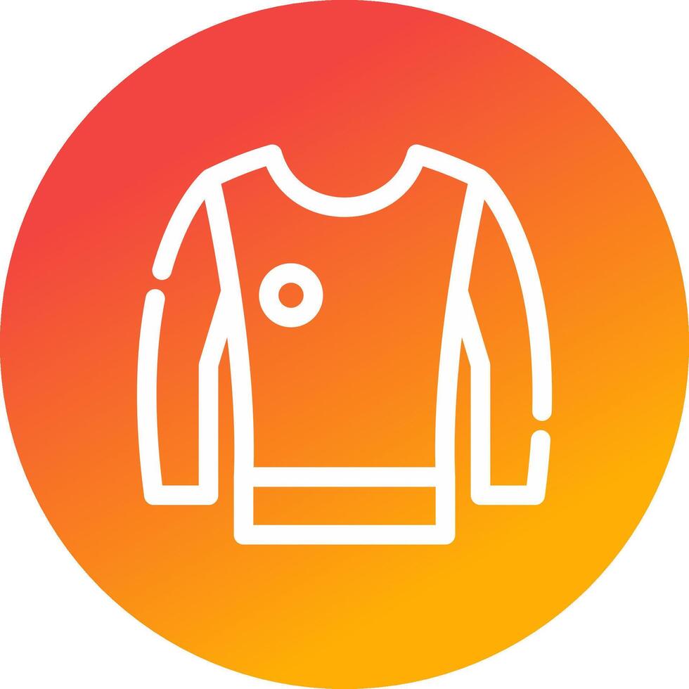 Jumper Creative Icon Design vector