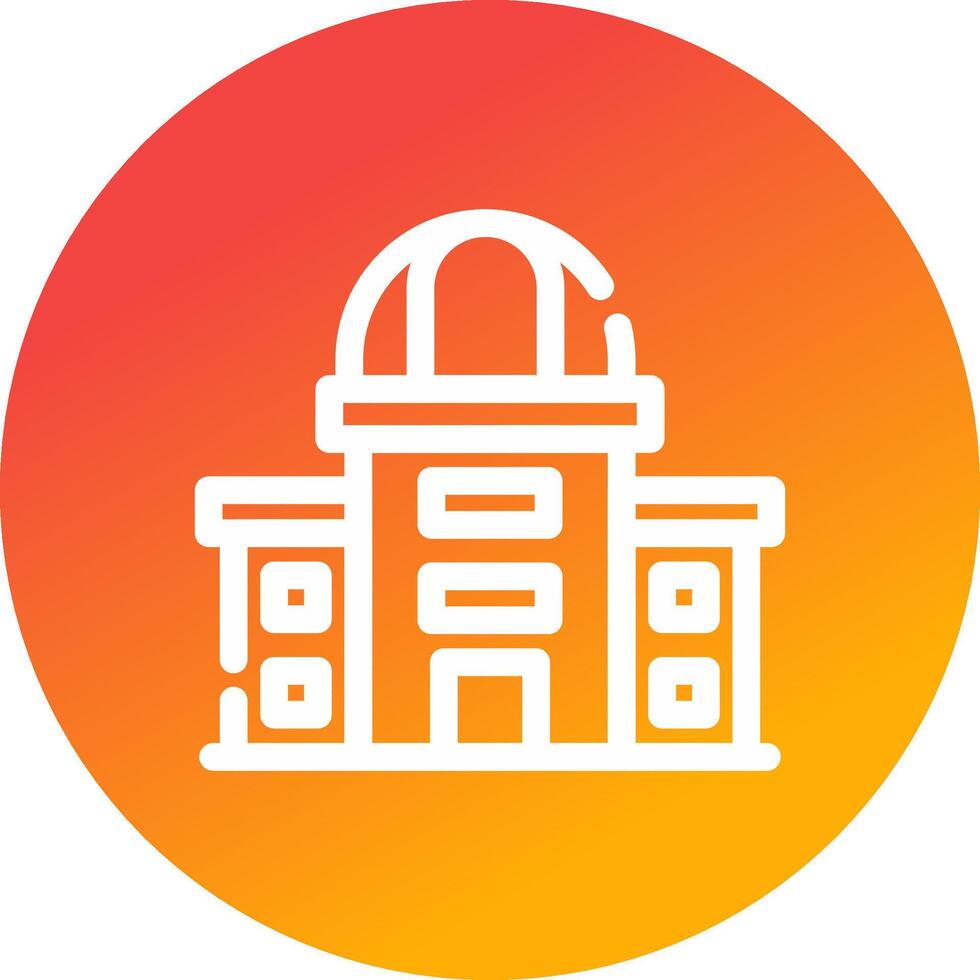 City Hall Creative Icon Design vector