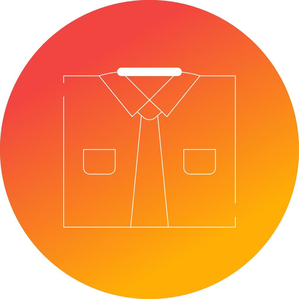 diseño de icono creativo de camisa vector