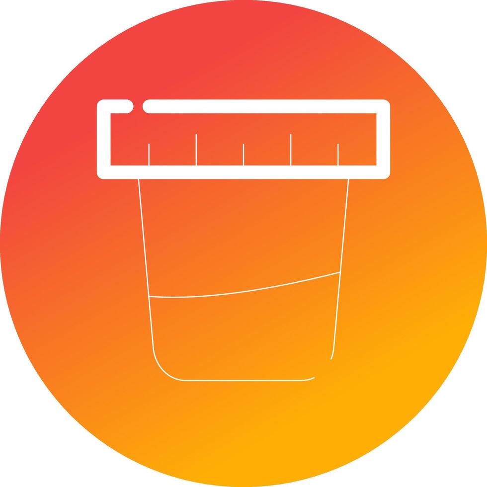 Urine Test Creative Icon Design vector