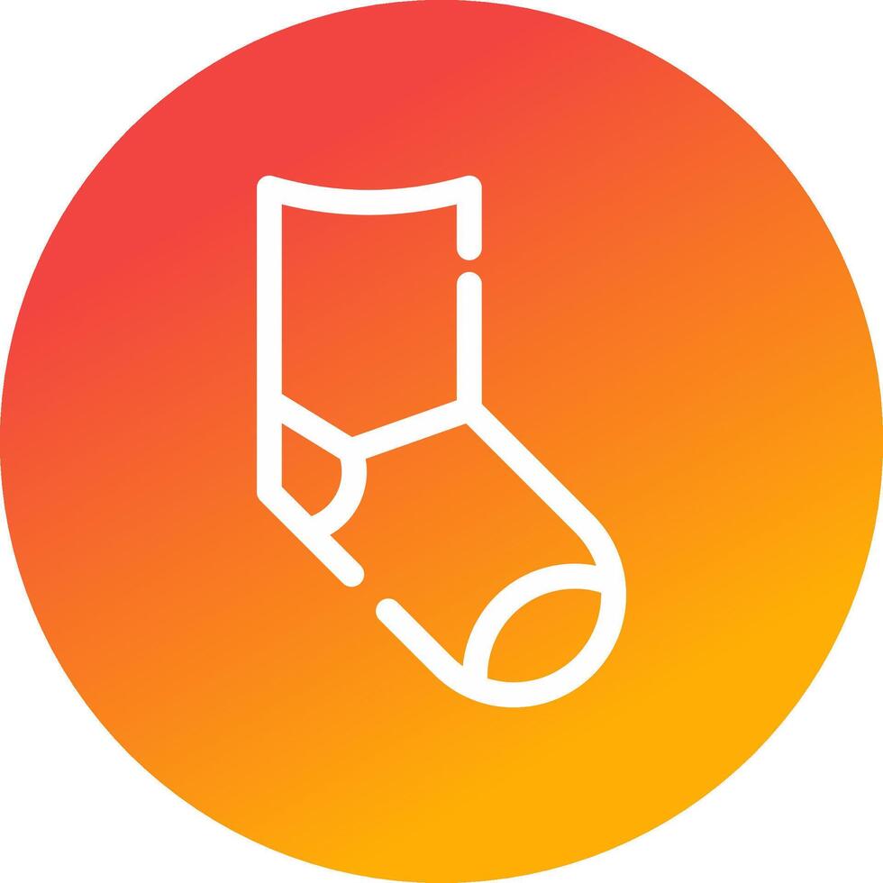 Sock Creative Icon Design vector