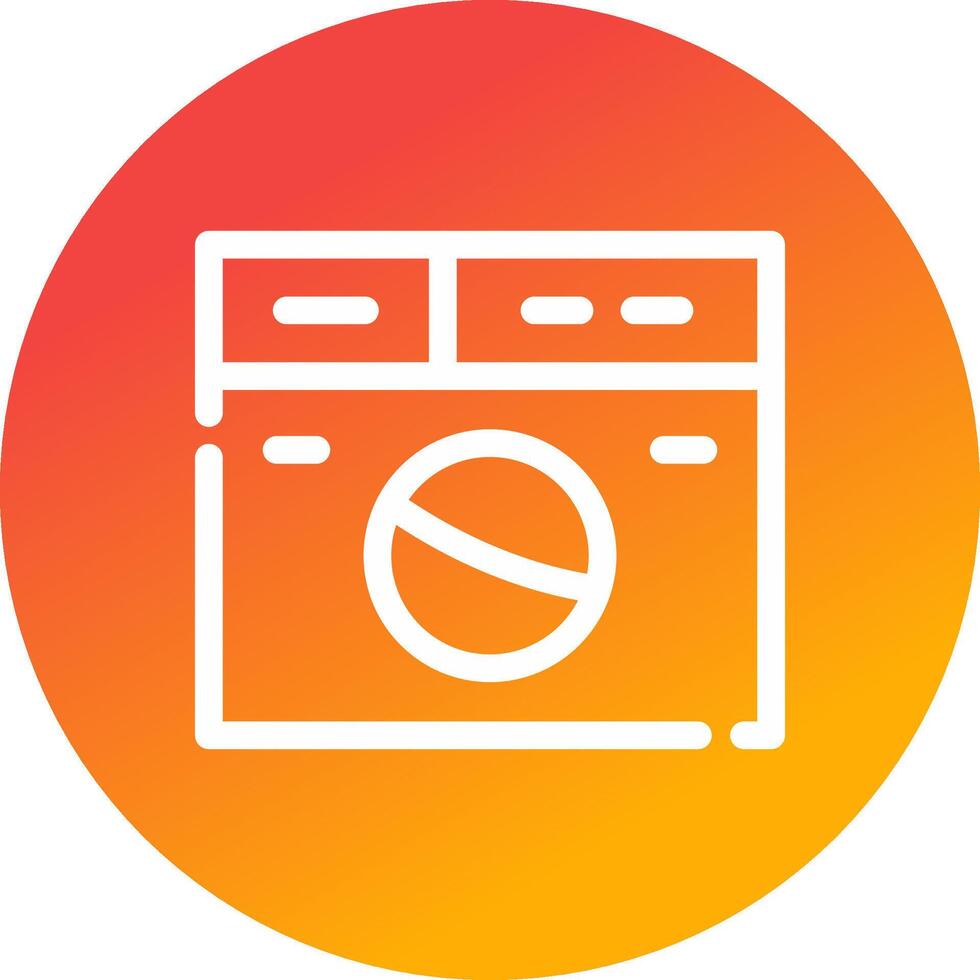 Laundry Creative Icon Design vector