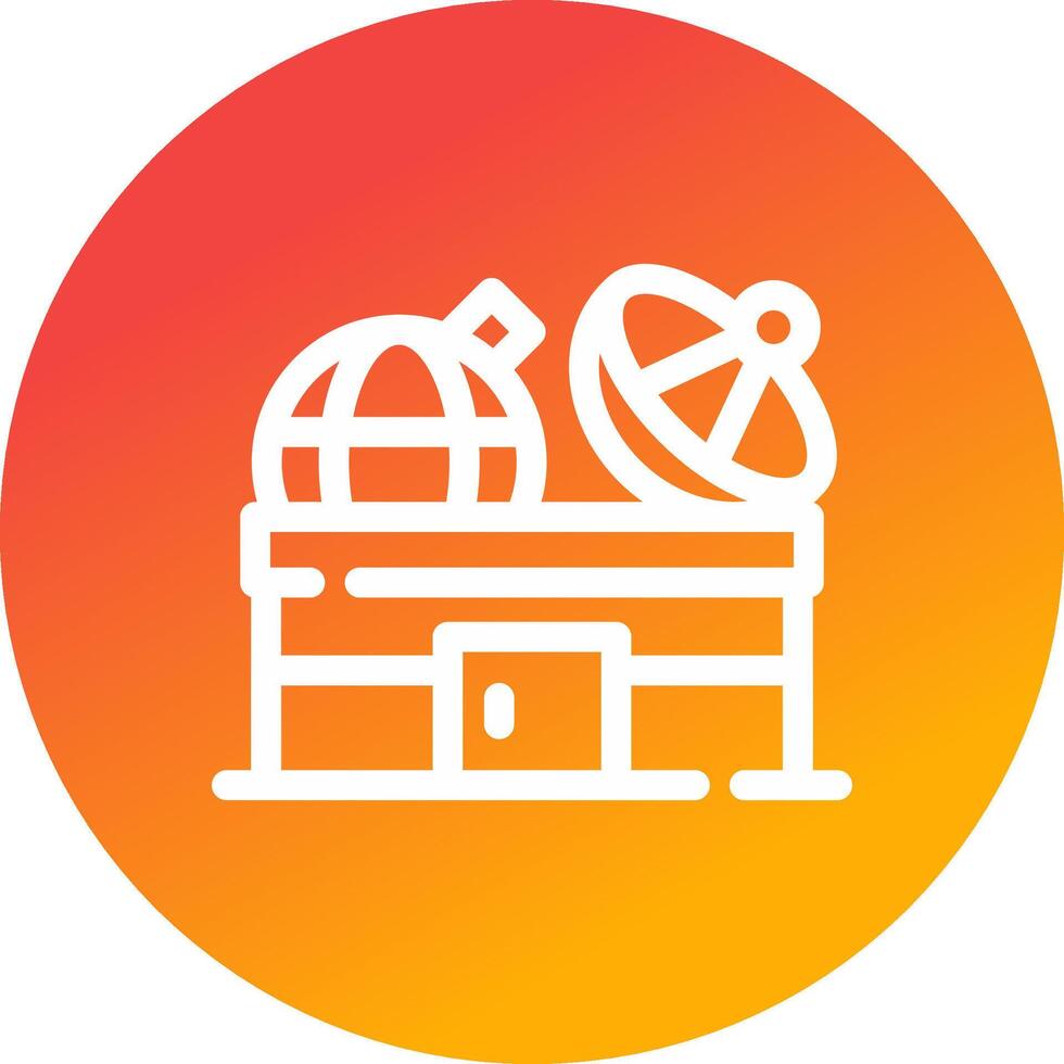 Observatory Creative Icon Design vector