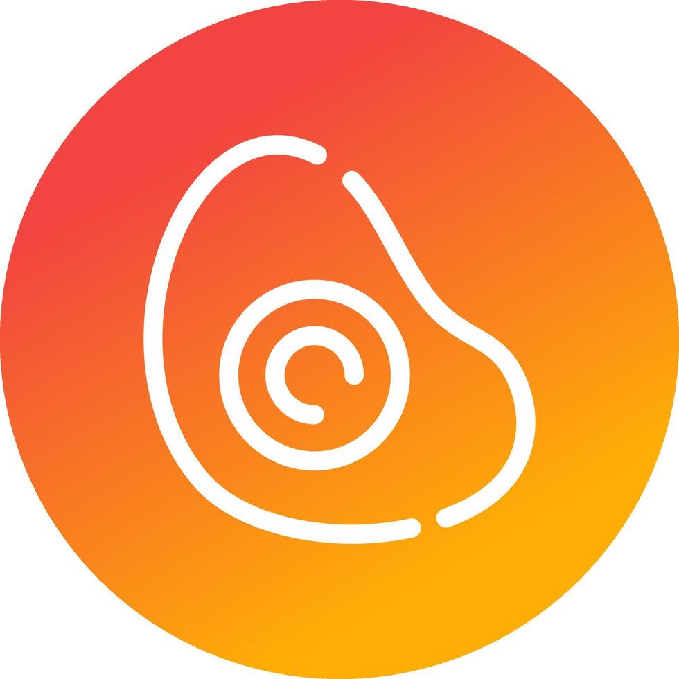 Fried Egg Creative Icon Design vector