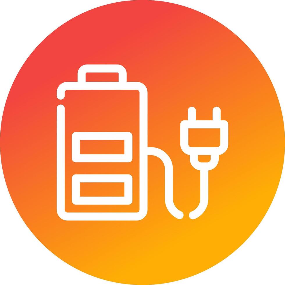 Charging Creative Icon Design vector