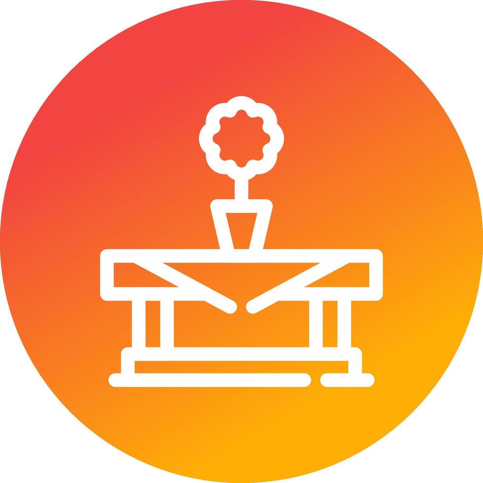 Table Creative Icon Design vector