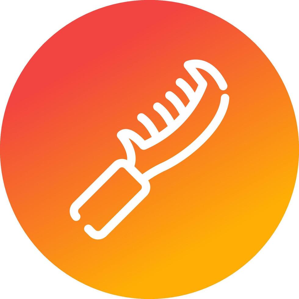 Comb Creative Icon Design vector