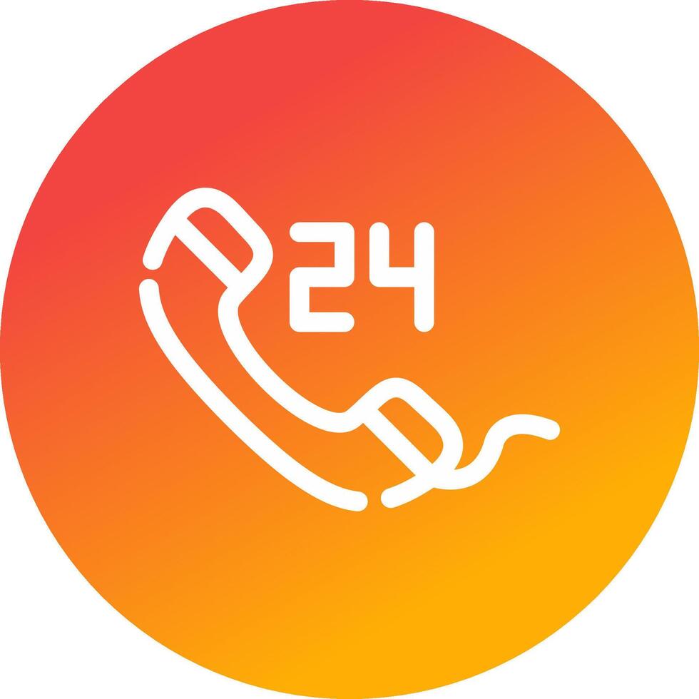 Emergency call Creative Icon Design vector