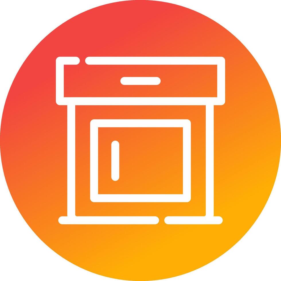 Cabinet Creative Icon Design vector