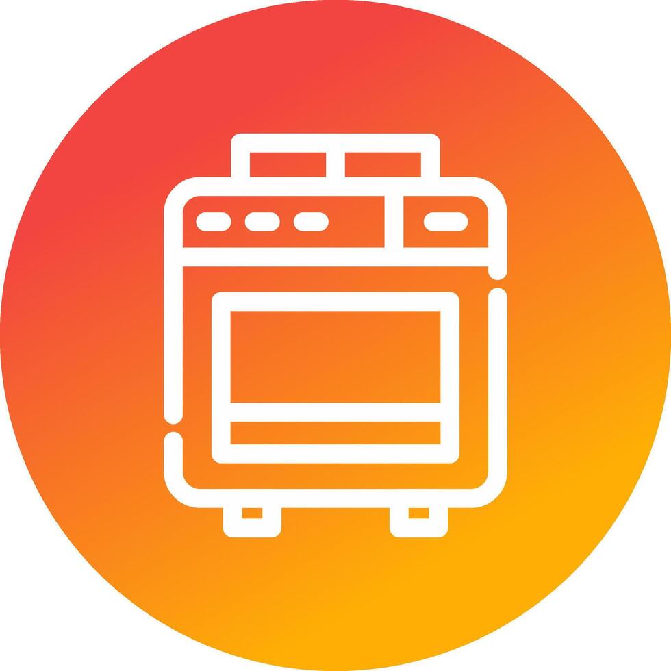 Stove Creative Icon Design vector