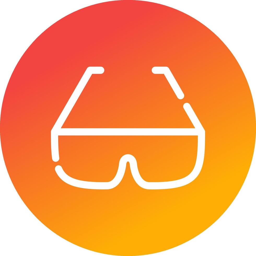 diseño de icono creativo de gafas vector