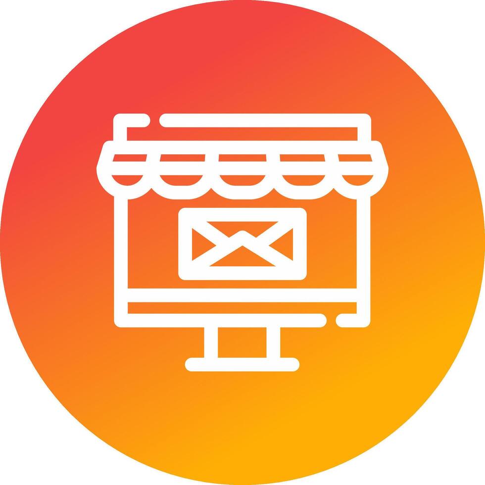 diseño de icono creativo de correo vector