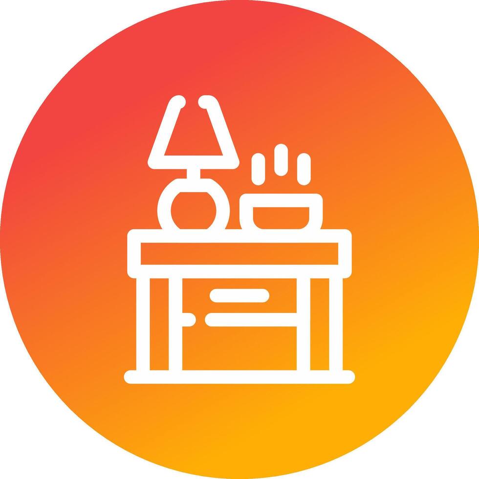 Nightstand Creative Icon Design vector