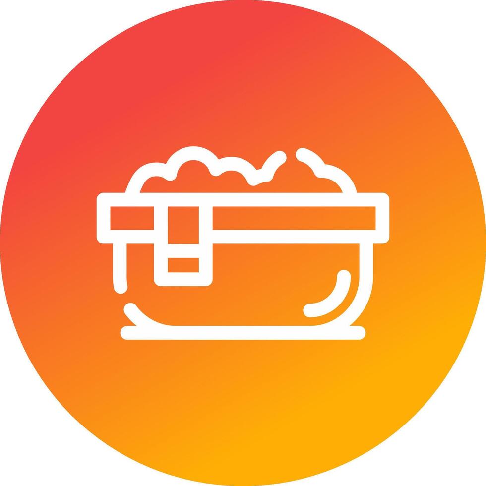 Bathtub Creative Icon Design vector