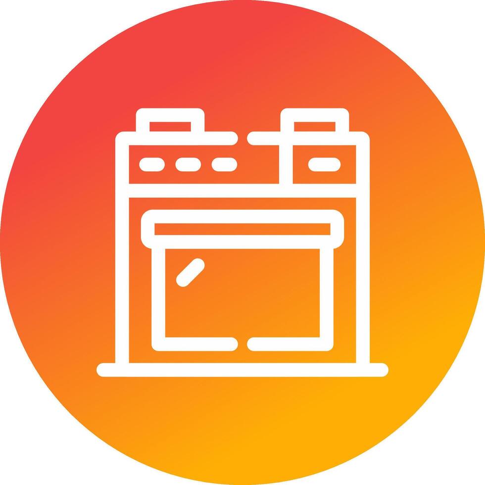 Stove Creative Icon Design vector