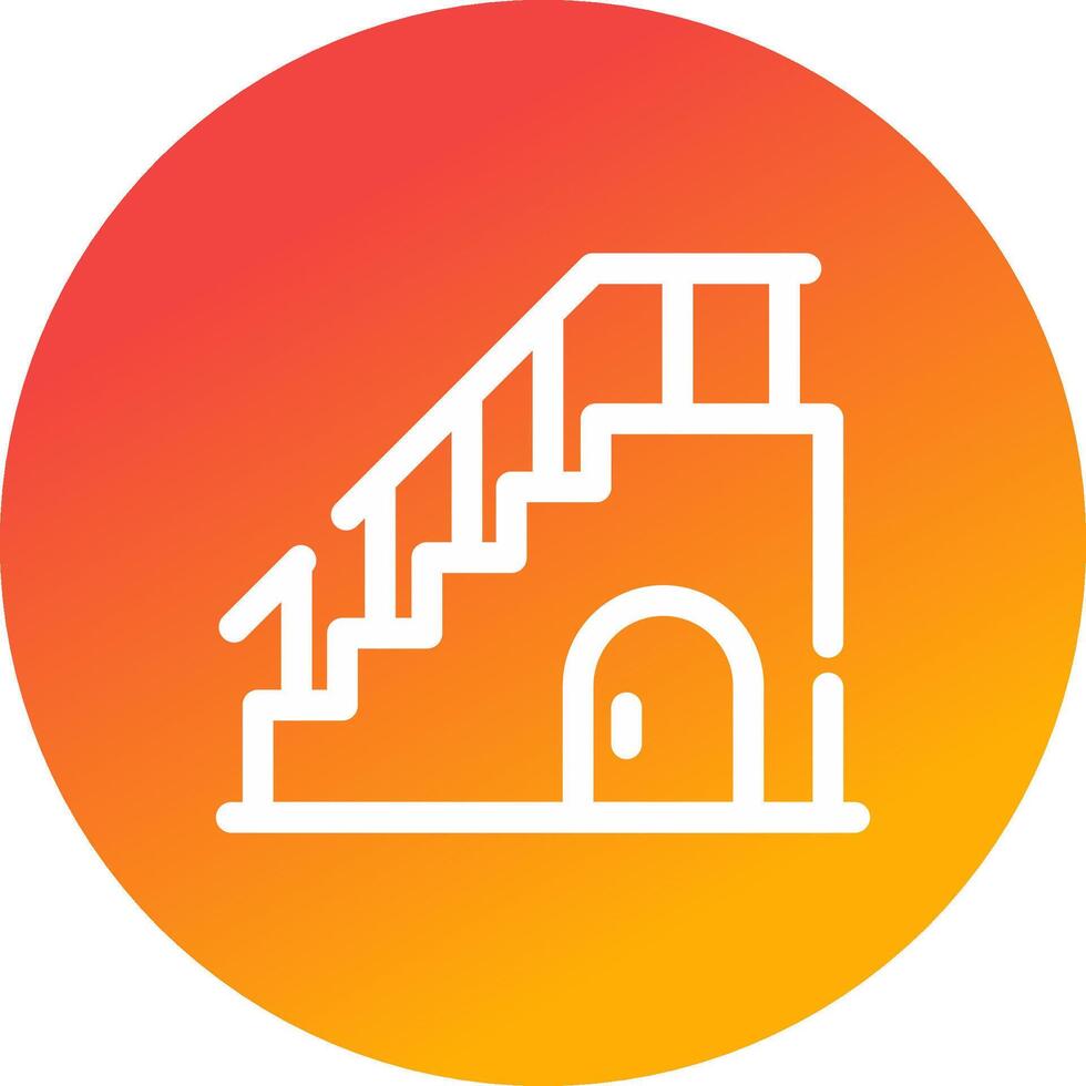 Handrail Creative Icon Design vector