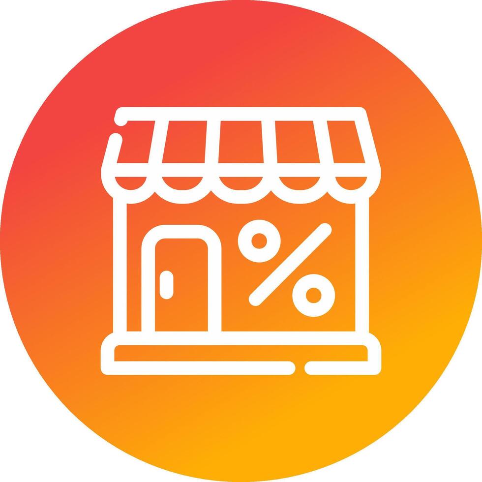 tienda de diseño de iconos creativos vector