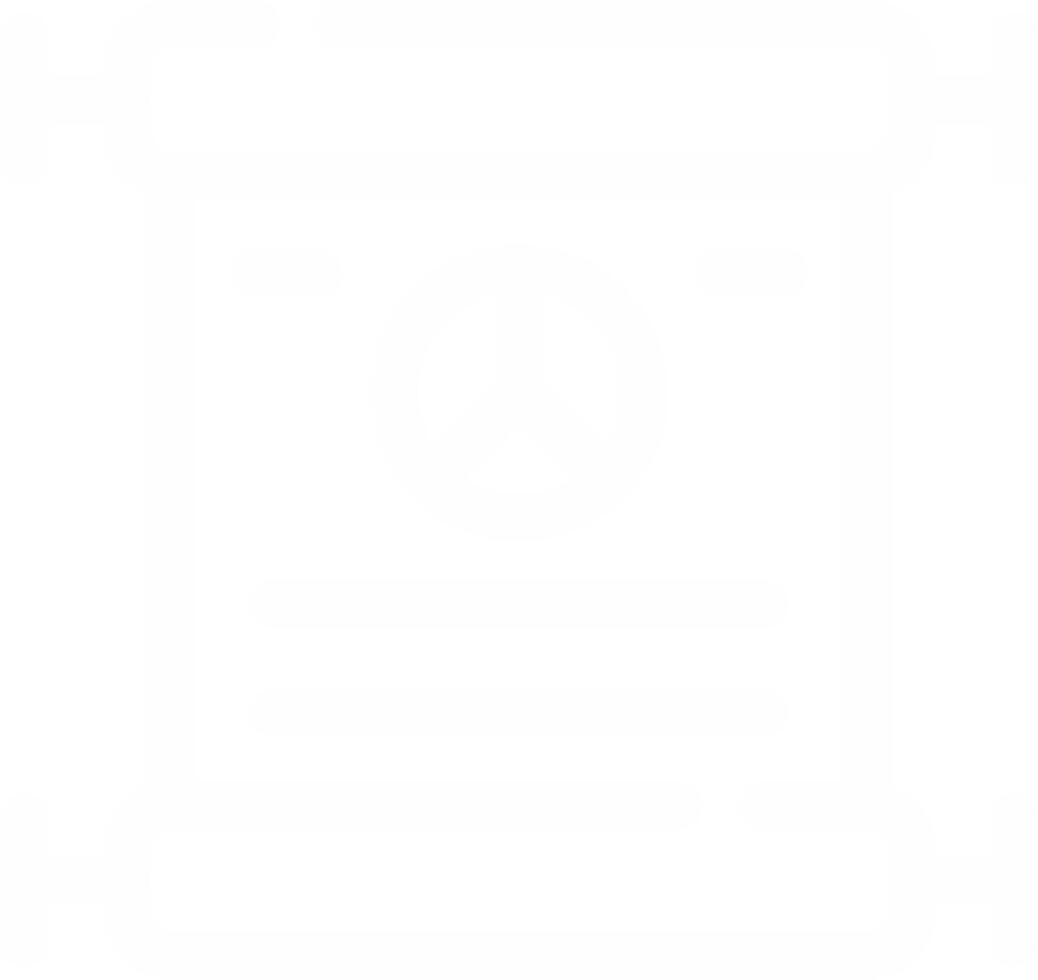 Peace Treaty Creative Icon Design vector
