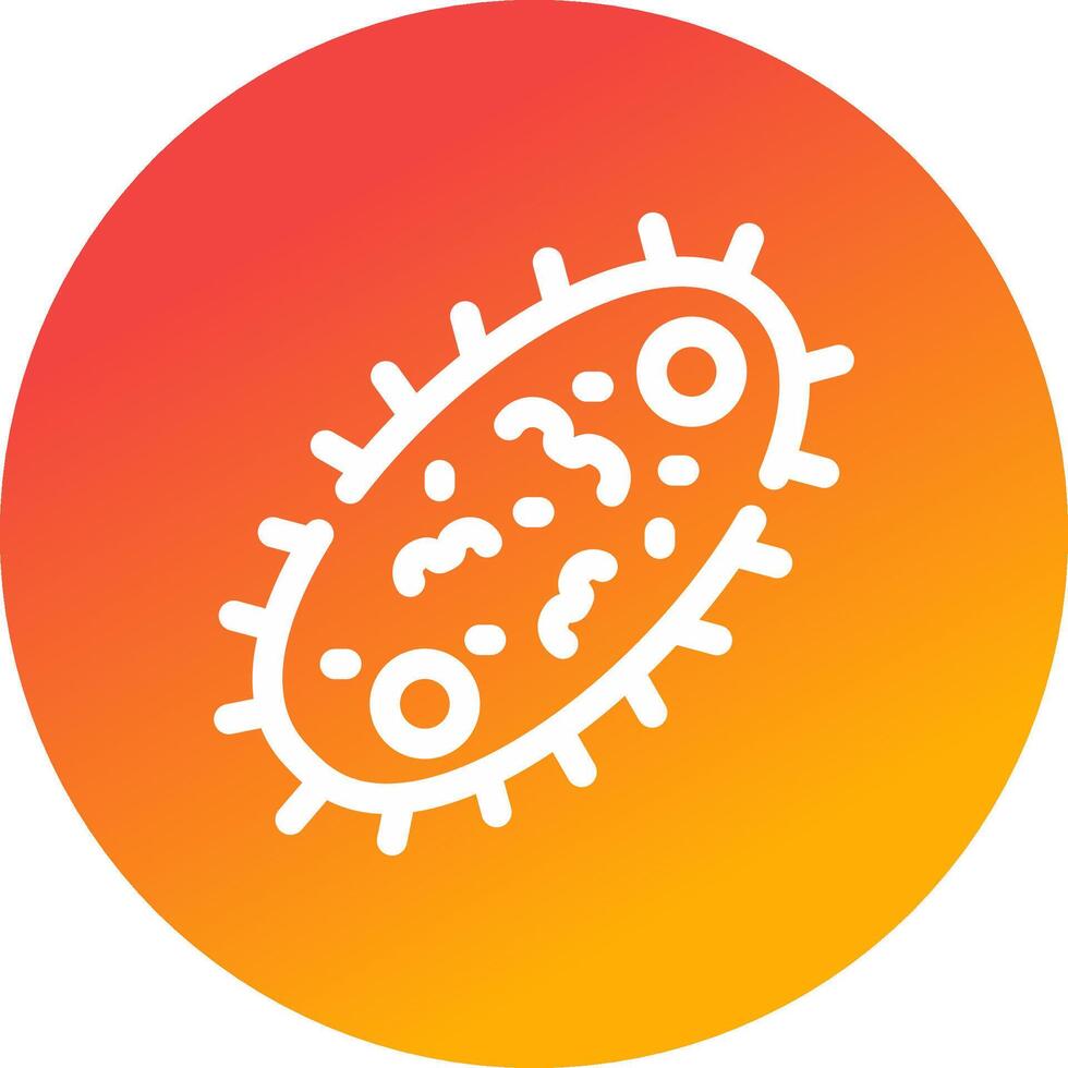 Bacteria Creative Icon Design vector