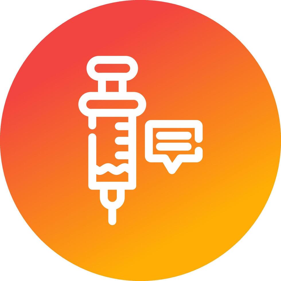 Syringe Creative Icon Design vector