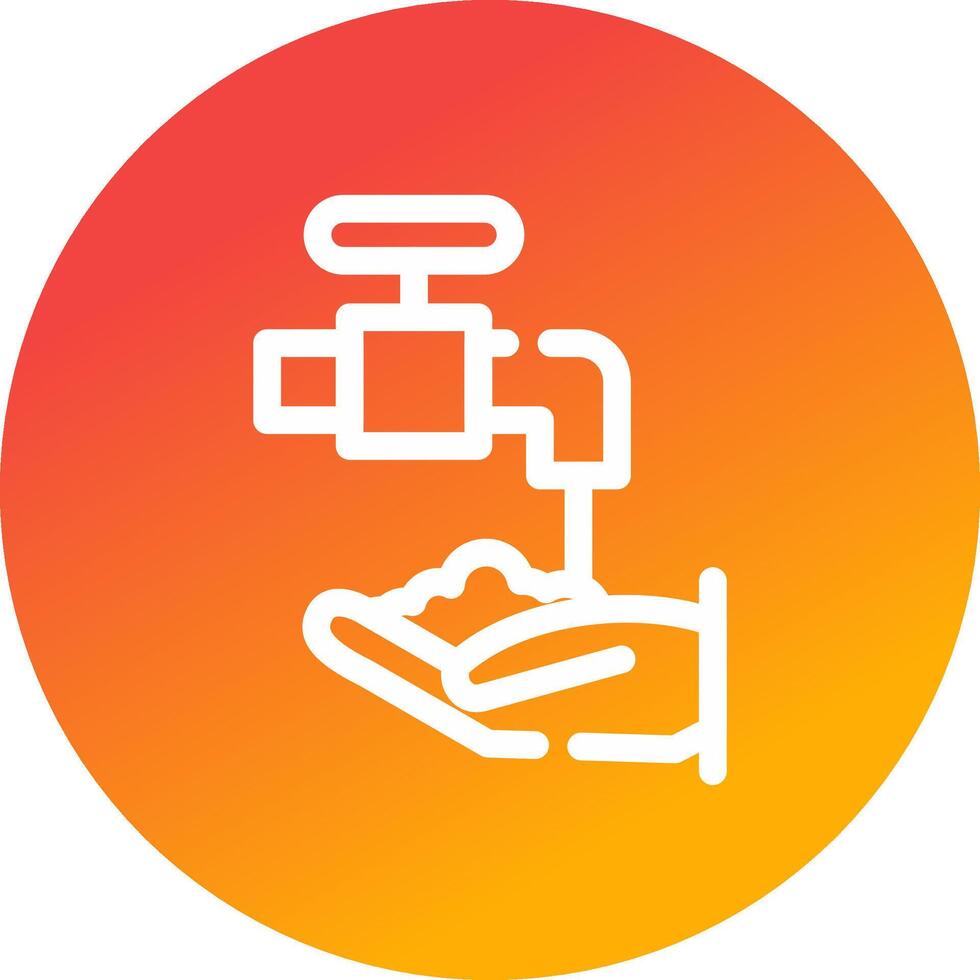 Handwash Creative Icon Design vector