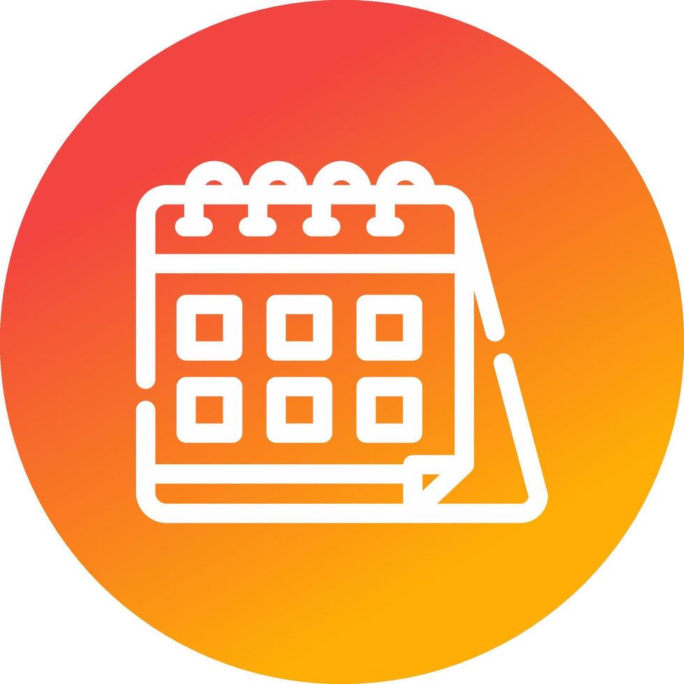 Calendar Creative Icon Design vector