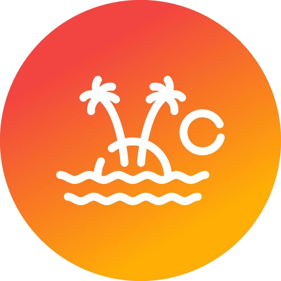 Island Creative Icon Design vector