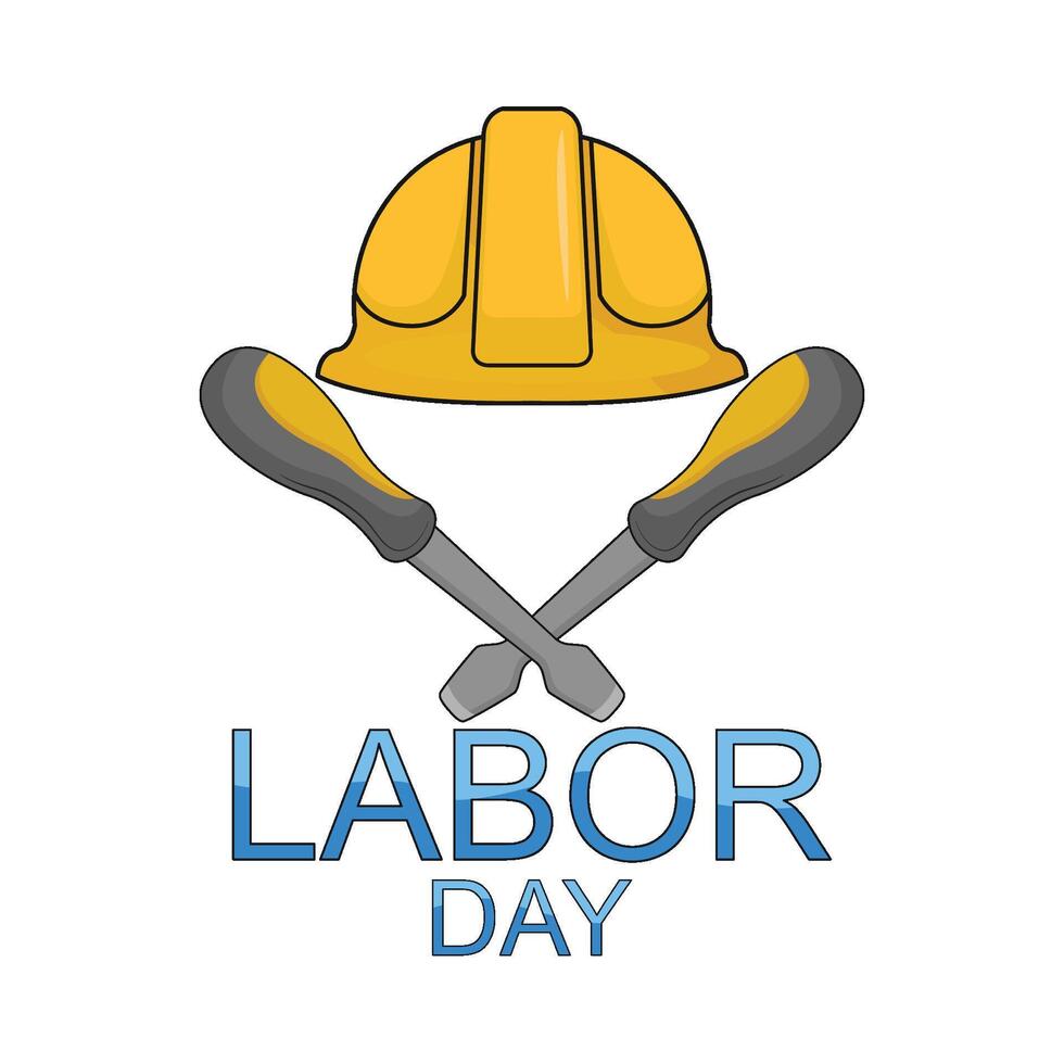 illustration of labor day vector